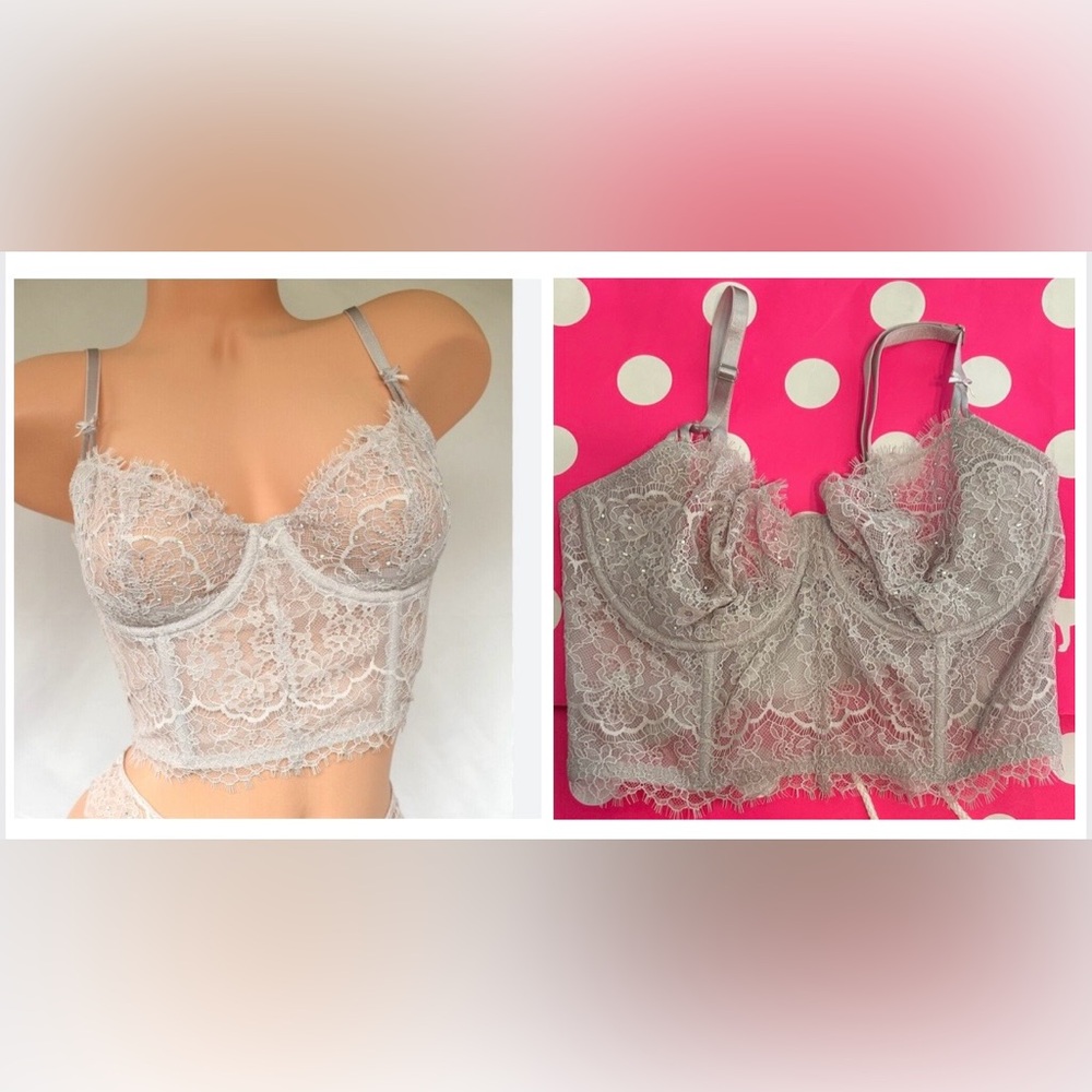 Victoria's Secret Lace Bustier Dream Angels Collection with Embellishments